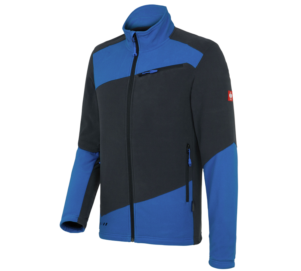 Themen: Fleece Jacke e.s.motion 2020 + graphit/enzianblau