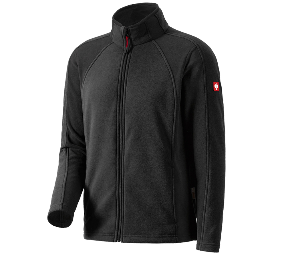 Jacken: Microfleece Jacke dryplexx® micro + schwarz