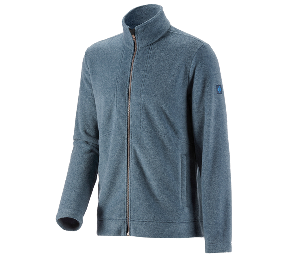 Jacken: Fleecejacke e.s.vintage + arktikblau melange