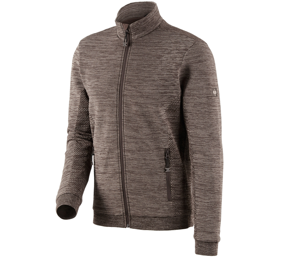 Themen: Strickjacke e.s.motion ten + kastanie