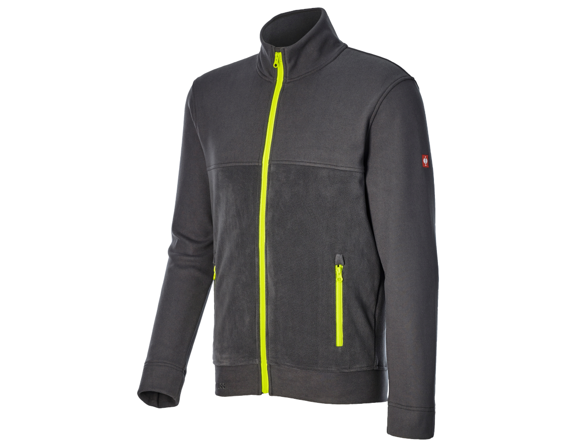 Arbeitsjacken: Jacke double climafoam e.s.line.core + carbongrau/warngelb