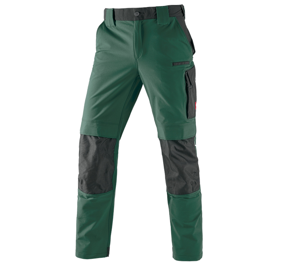 Hosen: Funktions Bundhose e.s.dynashield + grün/schwarz