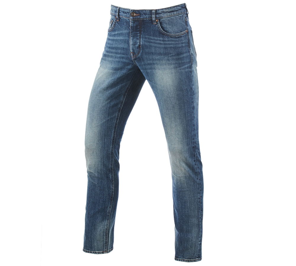 Hosen: e.s. 5-Pocket-Stretch-Jeans, slim + mediumwashed