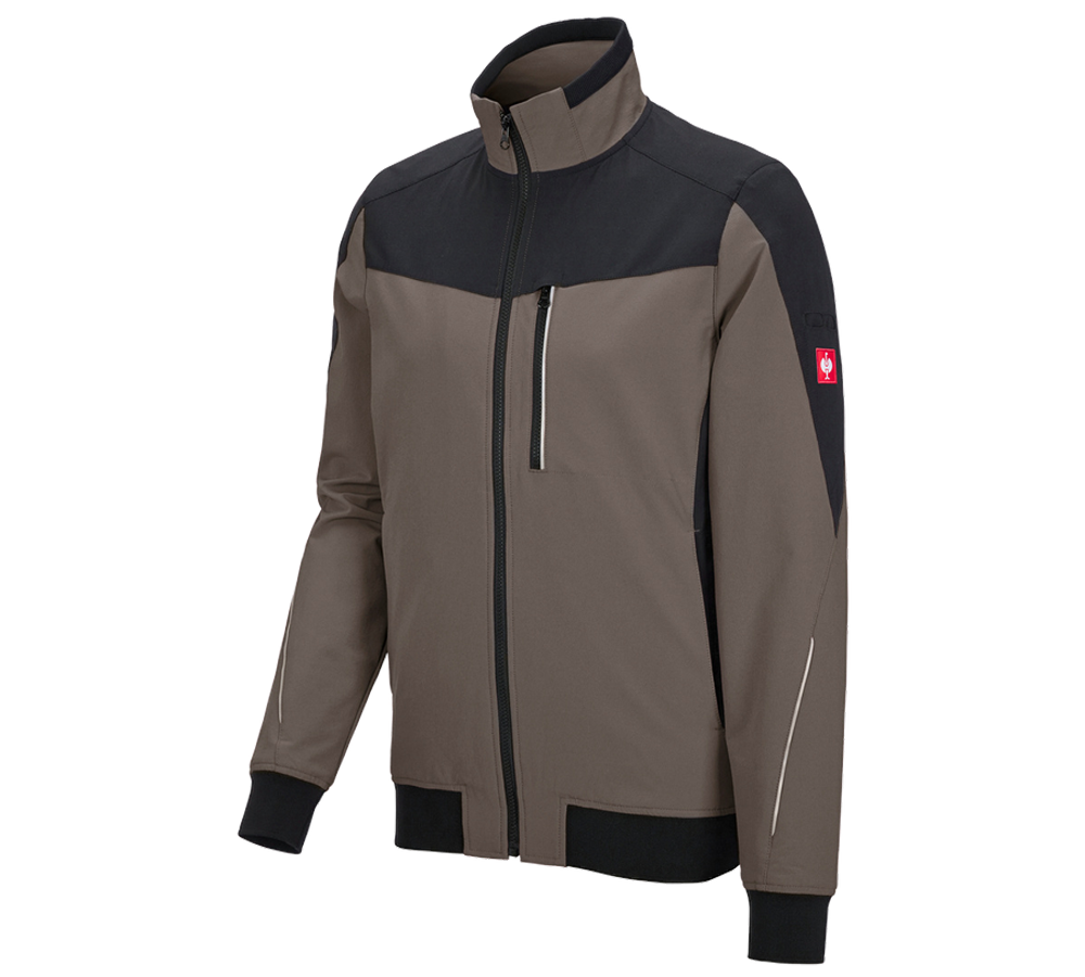 Jacken: Funktions Bundjacke e.s.dynashield + stein/schwarz