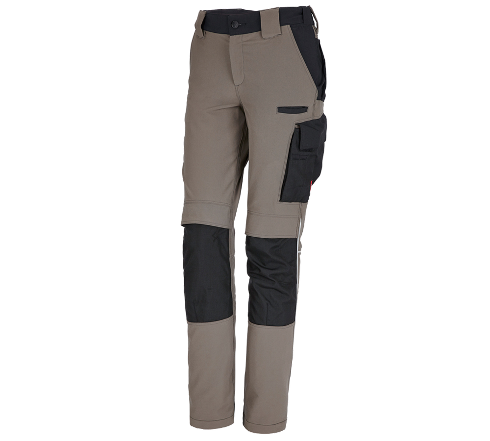 Hosen: Funktions Bundhose e.s.dynashield, Damen + stein/schwarz