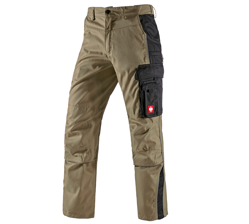 Hosen: Bundhose e.s.active + khaki/schwarz