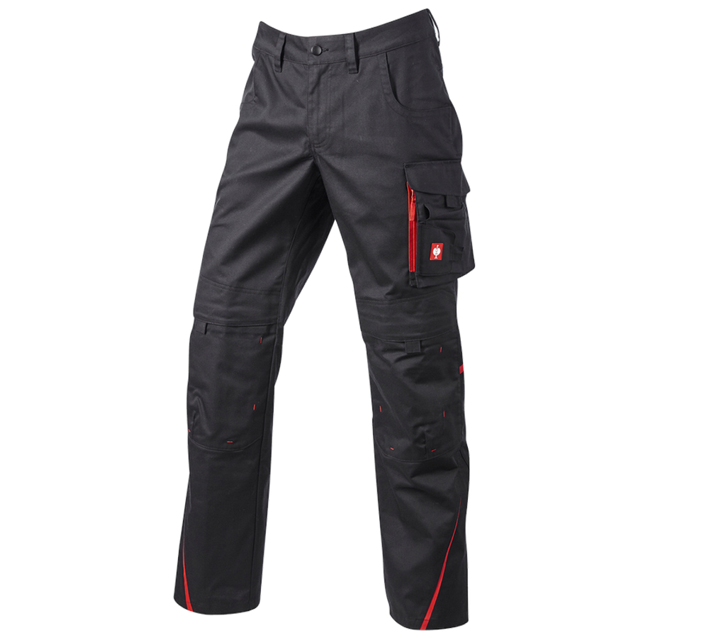 Bekleidung: Bundhose e.s.motion DIY + schwarz/straussrot