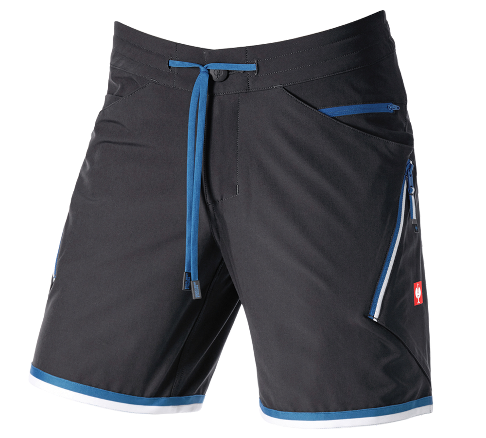 Hosen: Short e.s.ambition + graphit/enzianblau