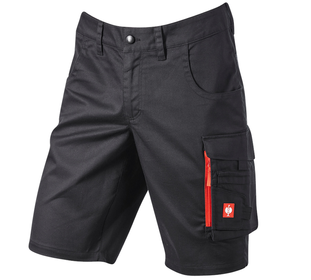 Hosen: Short e.s.motion DIY + schwarz/straussrot