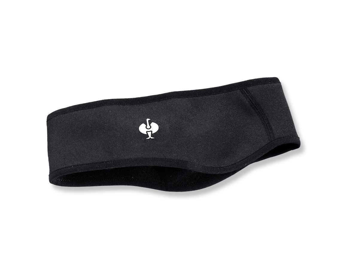 Accessoires: e.s. FIBERTWIN® thermo stretch Stirnband + schwarz