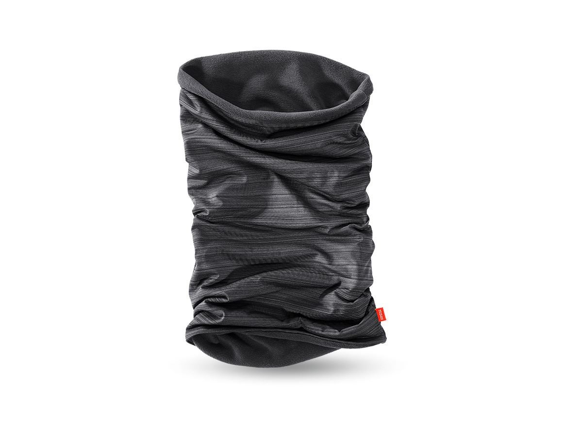 Winterzubehör: e.s. Multifunktionstuch Microfleece + schwarz