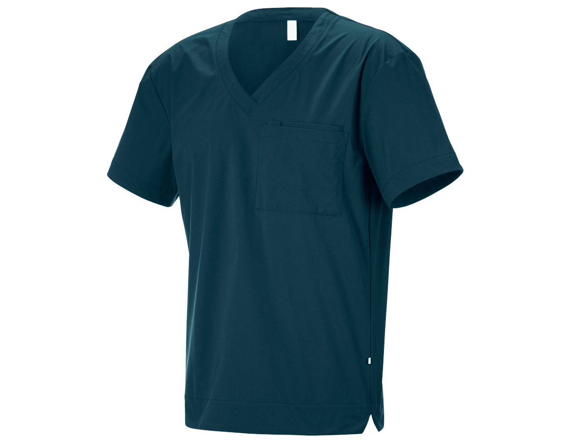 Shirts & Co.: Pocket Shirt e.s.avida, Herren + seeblau