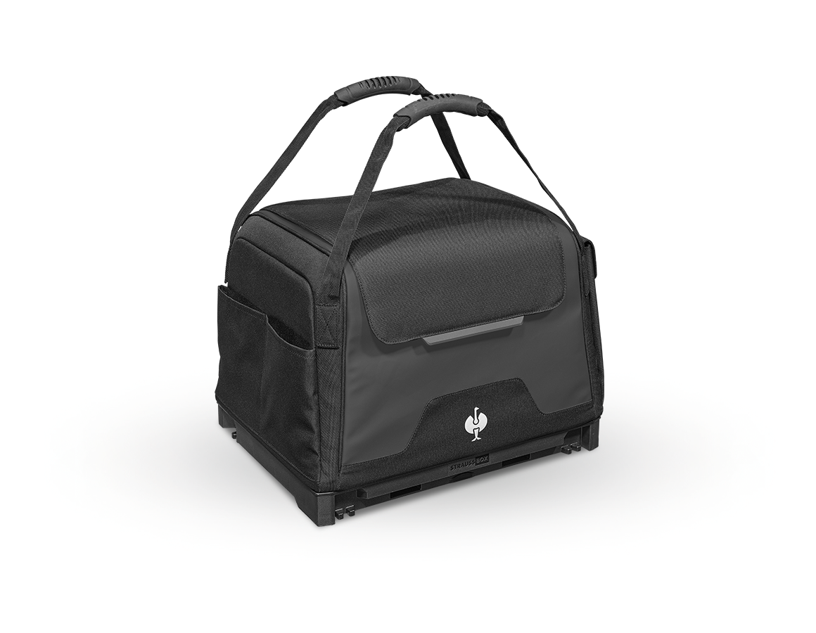 Sistema STRAUSSbox: STRAUSSbox tasca porta attrezzi chiusa + nero
