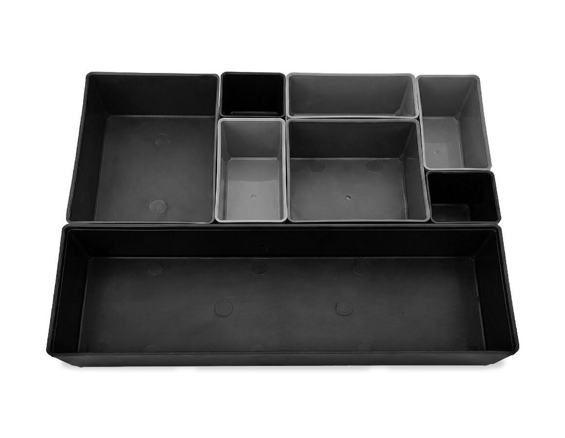 STRAUSSbox System: STRAUSSbox 265 Rack tool boxes, 8 Boxen