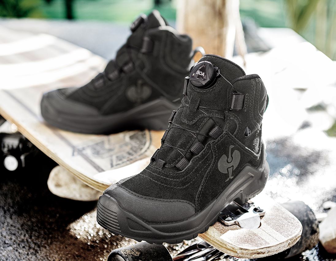 Kinderschuhe: Allroundschuhe e.s. Apate II mid, Kinder + schwarz