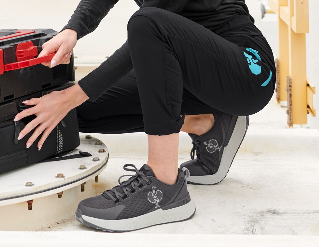 SB: SB Sicherheitshalbschuhe e.s. Comoe low + anthrazit/silber 1