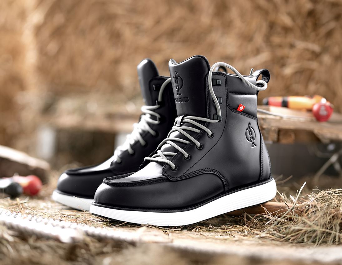 O2: O2 Berufsschuhe e.s. Boulder mid + schwarz