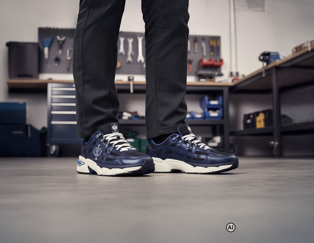 Generato / modificato con IA - O1: O1 scarpe da lavoro e.s. Lewistown low + blu scuro 3