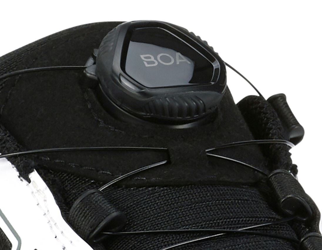 S1: S1 Sicherheitshalbschuhe e.s. Baham II low + schwarz/weiß 2