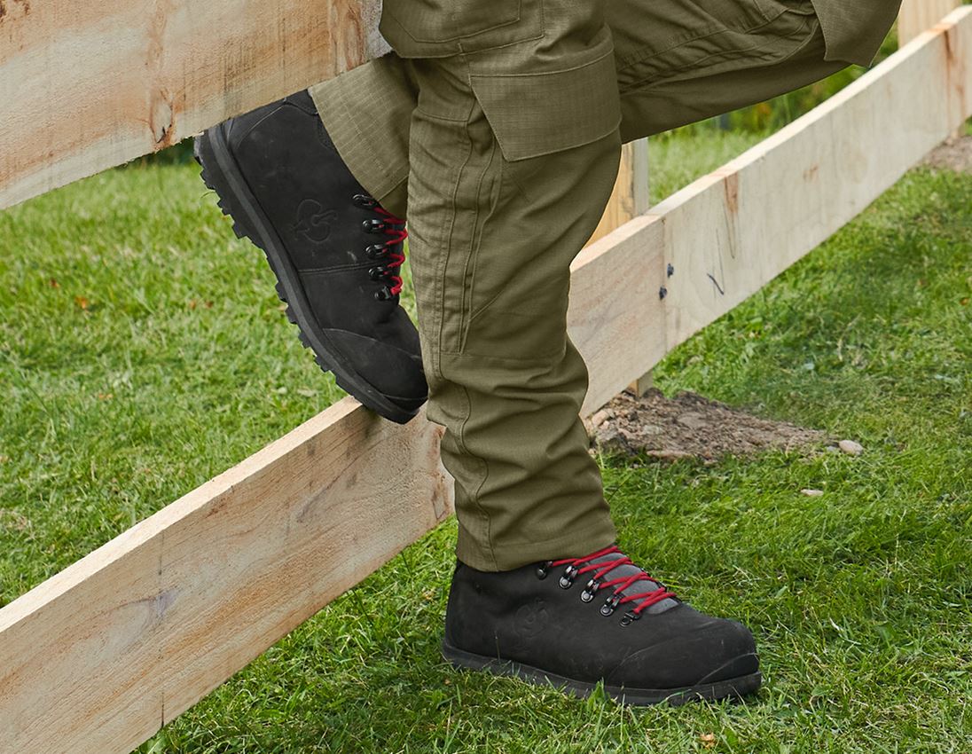 S7: S7L Sicherheitsschuhe e.s. Alrakis II mid + schwarz/titan/rubin 1