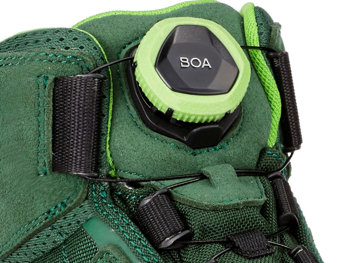 S3: S3 scarpe antinfortunistiche e.s. Kastra II mid + verde/verde mare 1