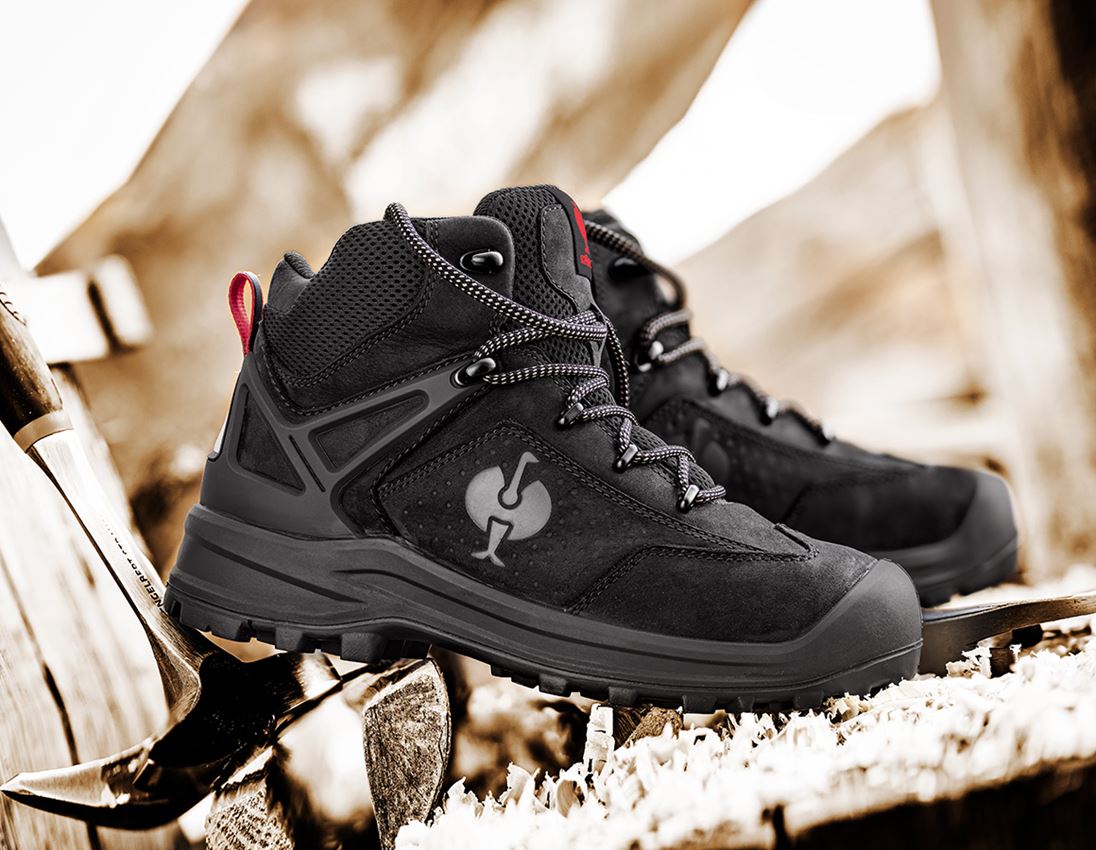 S3: S3 Sicherheitsschuhe e.s. Kasanka mid + schwarz