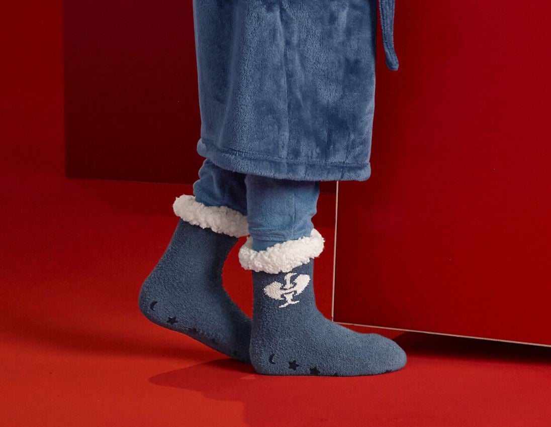 Accessoires: e.s. Faserpelzsocke, Kinder + nordicblau 1