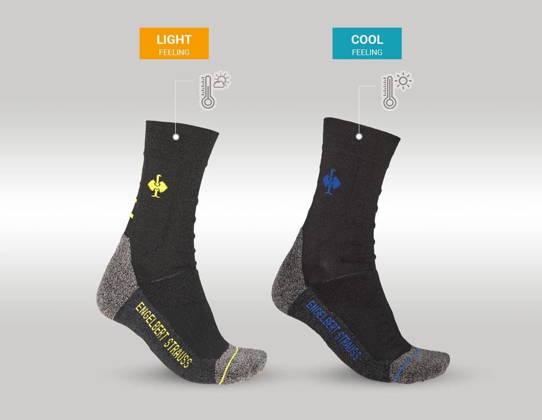 Bekleidung: Socken Test Set e.s. Allround + schwarz