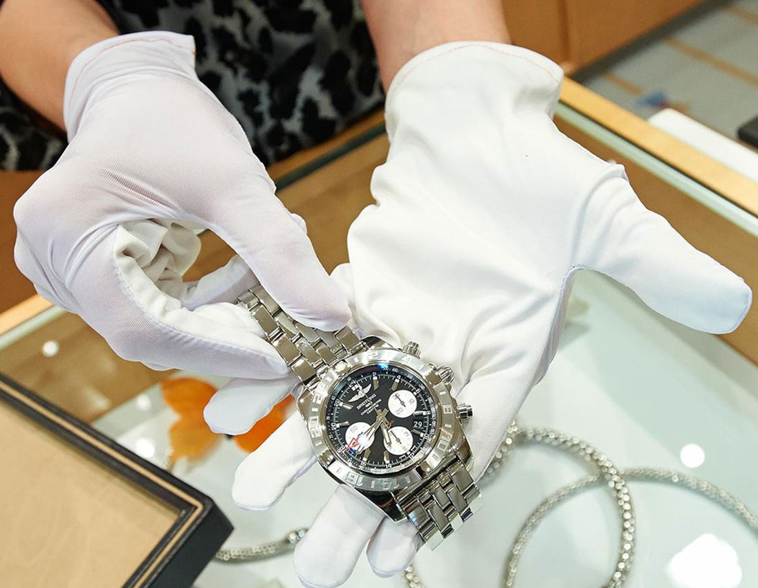 Textil: Uhrmacher-Handschuhe, 12er Pack + weiß 1