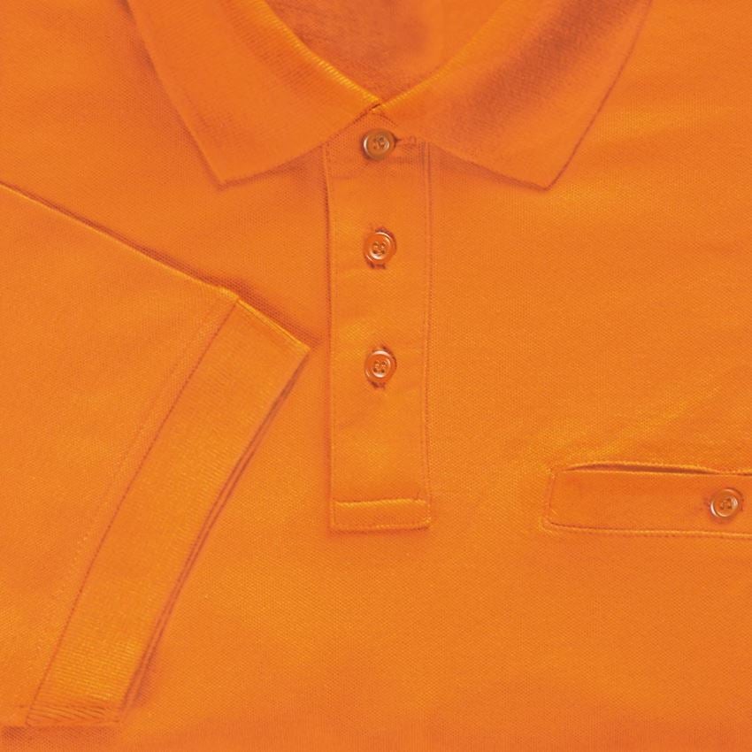 Shirts & Co.: e.s. Polo-Shirt cotton Pocket + orange 2