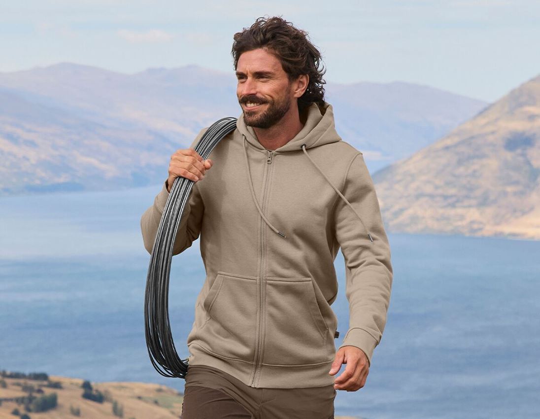 Themen: e.s. Hoody-Sweatjacke poly cotton + lehm
