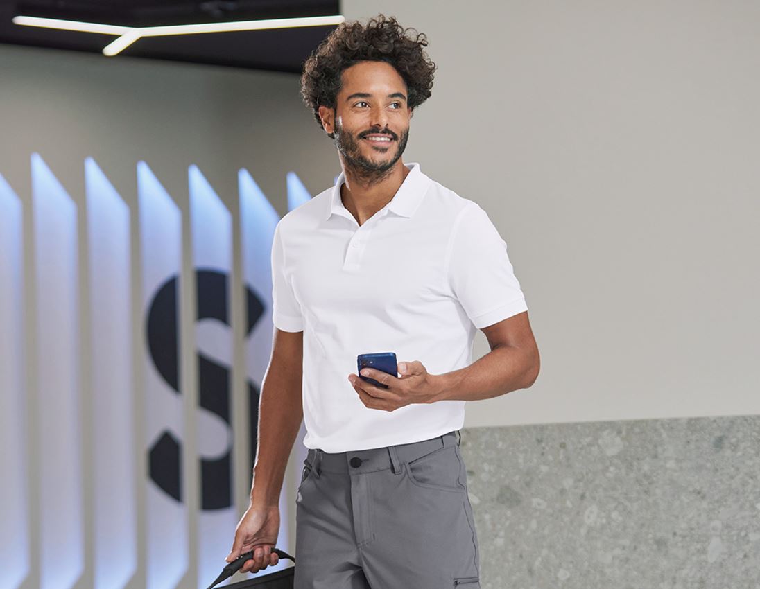 Themen: e.s. Polo-Shirt cotton Deluxe + weiß 4