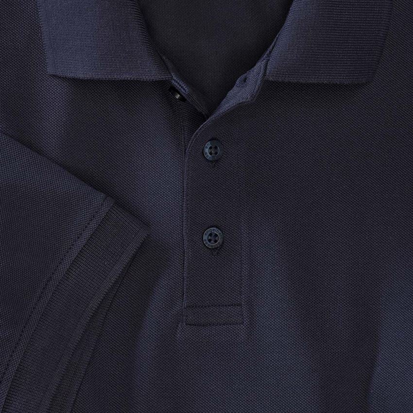 Shirts & Co.: e.s. Polo-Shirt cotton Deluxe + dunkelblau 2
