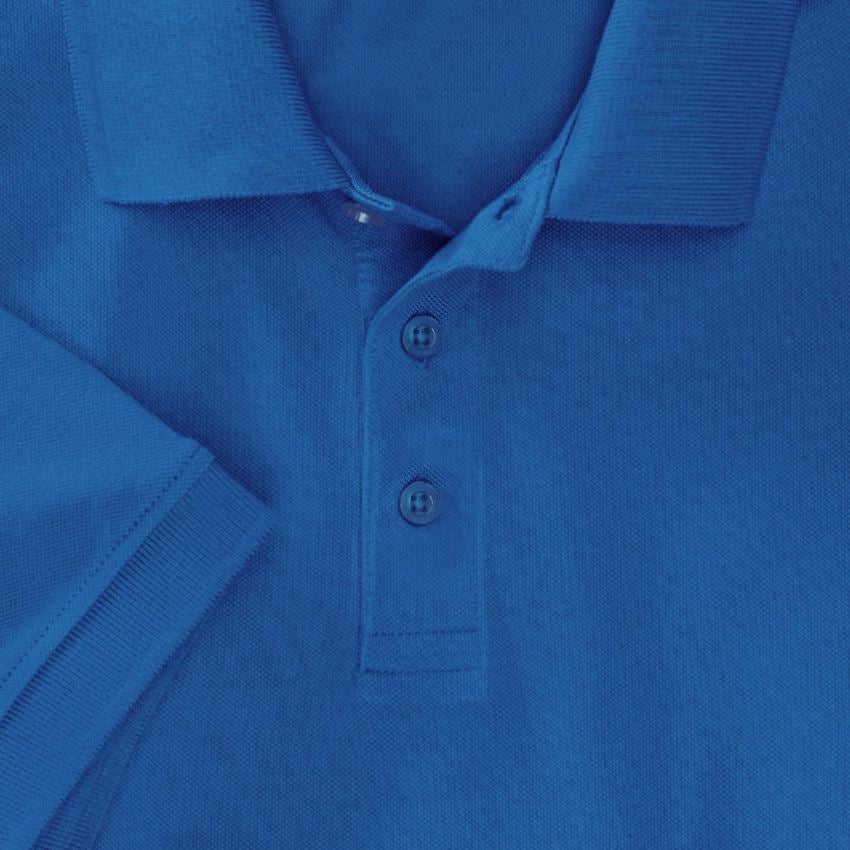 Shirts & Co.: e.s. Polo-Shirt cotton Deluxe + enzianblau 2