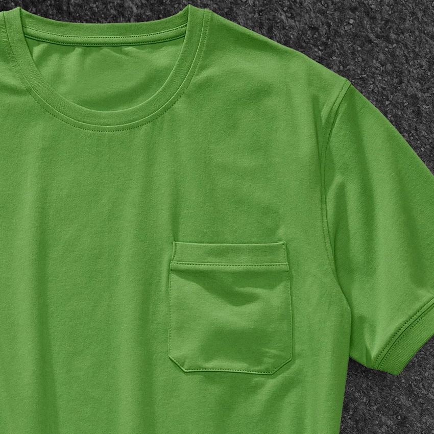 Themen: e.s. T-Shirt cotton stretch Pocket + seegrün 2