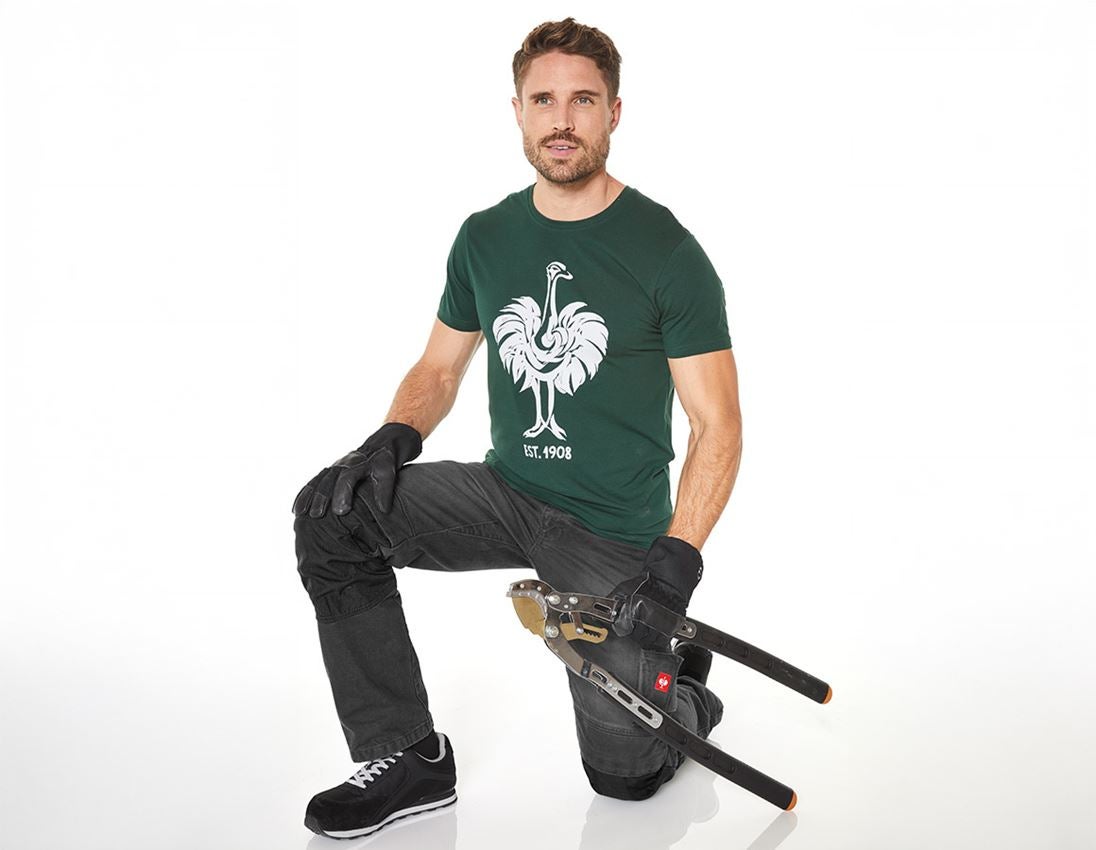 Shirts & Co.: e.s. T-Shirt 1908 + grün/weiß 1