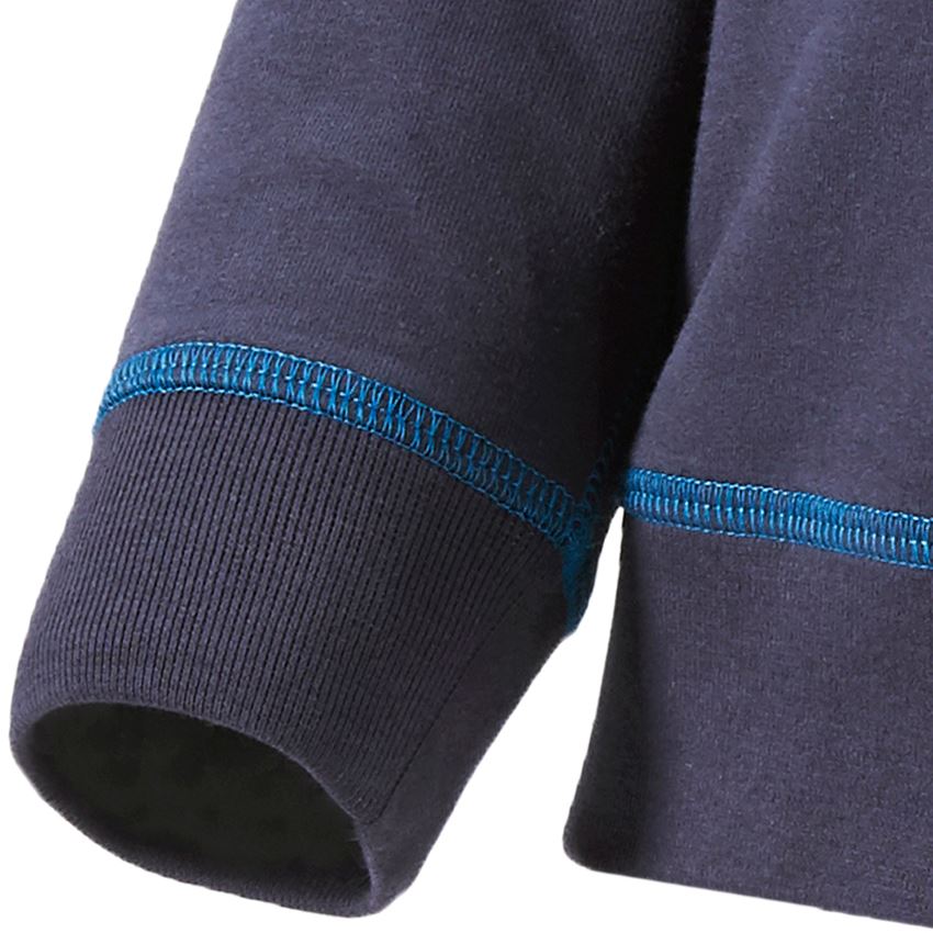 Shirts & Co.: Sweatshirt e.s.motion 2020, Kinder + dunkelblau/atoll 2