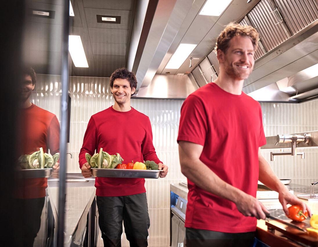 Shirts & Co.: Sweatshirt e.s.industry + feuerrot 2