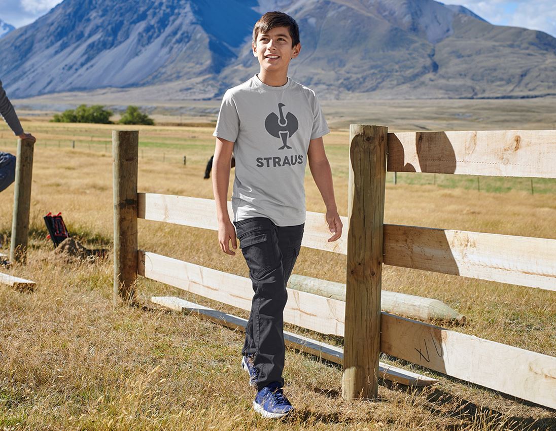 Shirts & Co.: T-Shirt e.s.concrete, Kinder + perlgrau 1