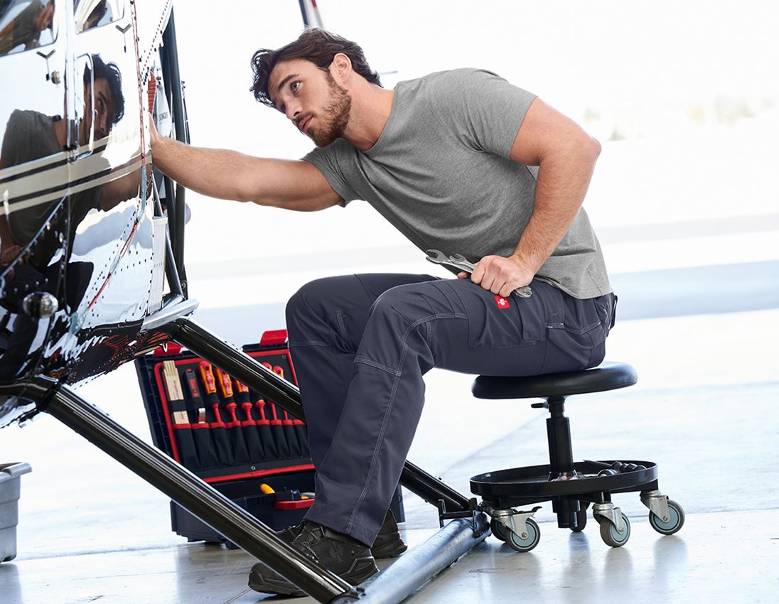 Shirts & Co.: T-Shirt e.s.industry + grau melange 1