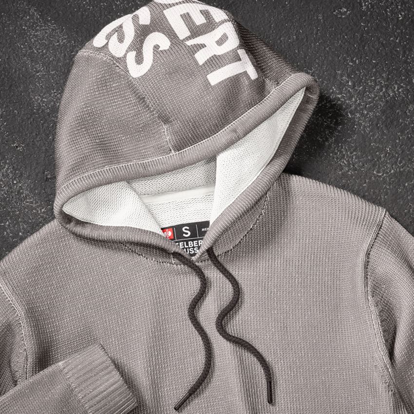 Shirts & Co.: Strickhoody e.s.iconic + delphingrau 2