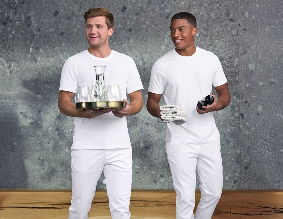 Shirts & Co.: e.s. T-Shirt cotton light + weiß 1