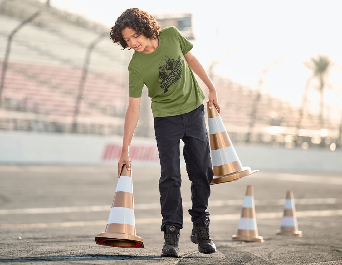 Shirts & Co.: T-Shirt e.s.iconic works, Kinder + berggrün 2