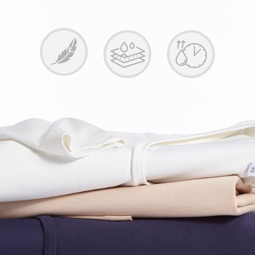 Shirts & Co.: Modal-Longsleeve e.s.avida, Damen + weiß 2