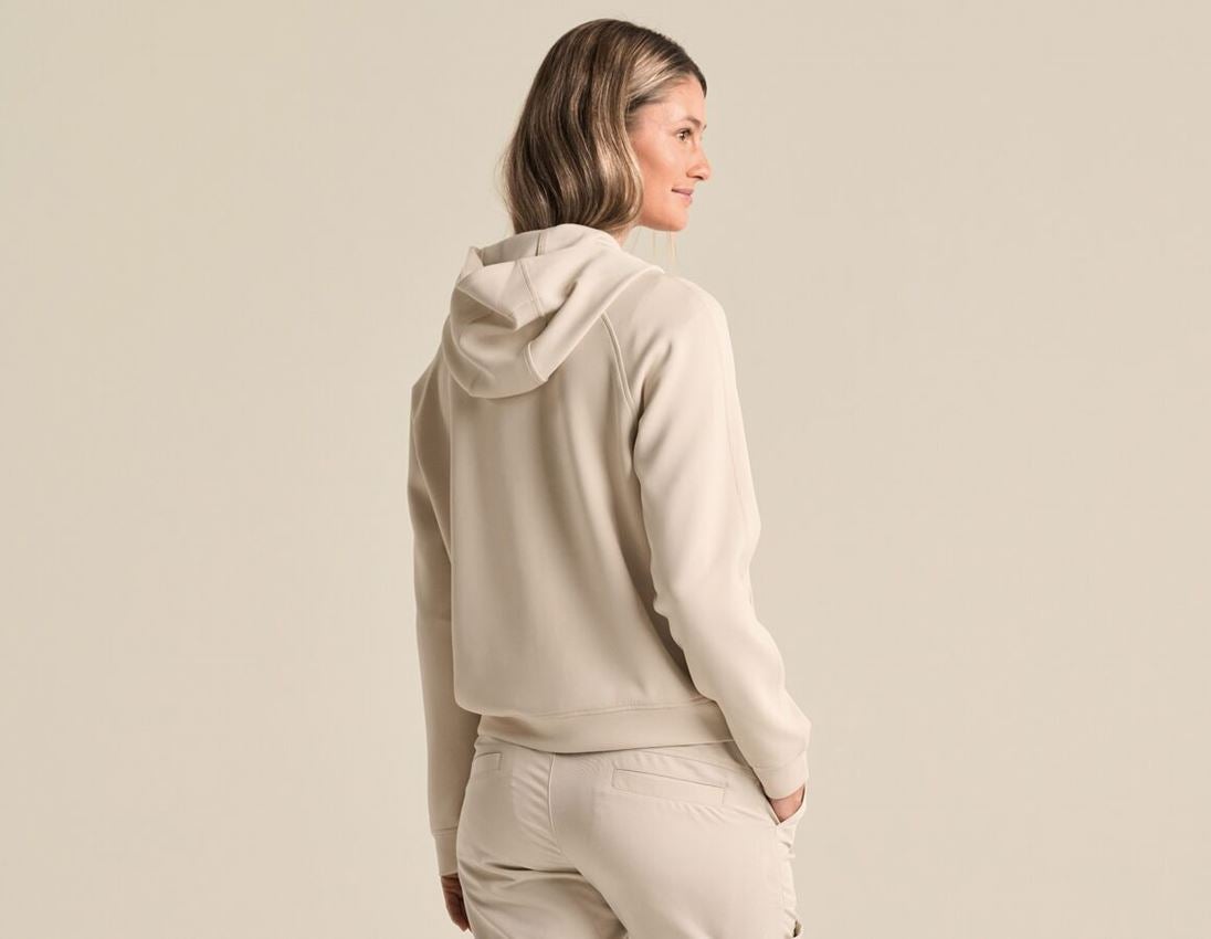 Shirts & Co.: Modal-Hoody e.s.avida, Damen + jurabeige 2