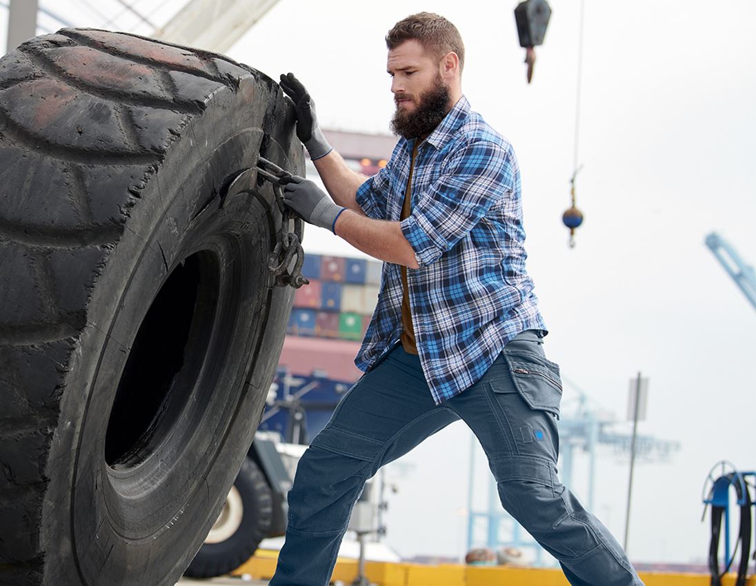 Themen: Karohemd e.s.vintage + arktikblau kariert 1