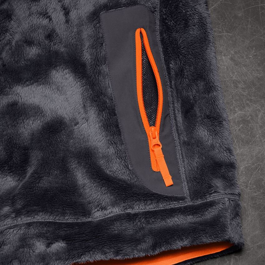 Shirts & Co.: Troyer Highloft e.s.motion 2020 + anthrazit/warnorange 2