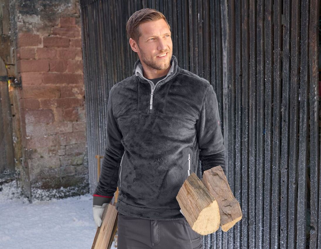 Maglie | Pullover | Camicie: Troyer Highloft e.s.motion 2020 + antracite /platino