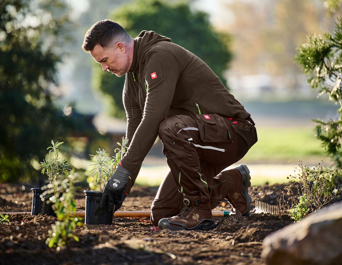 Maler | Lackierer | Stuckateure: Kapuzen Fleece Jacke e.s.motion 2020 + kastanie 2