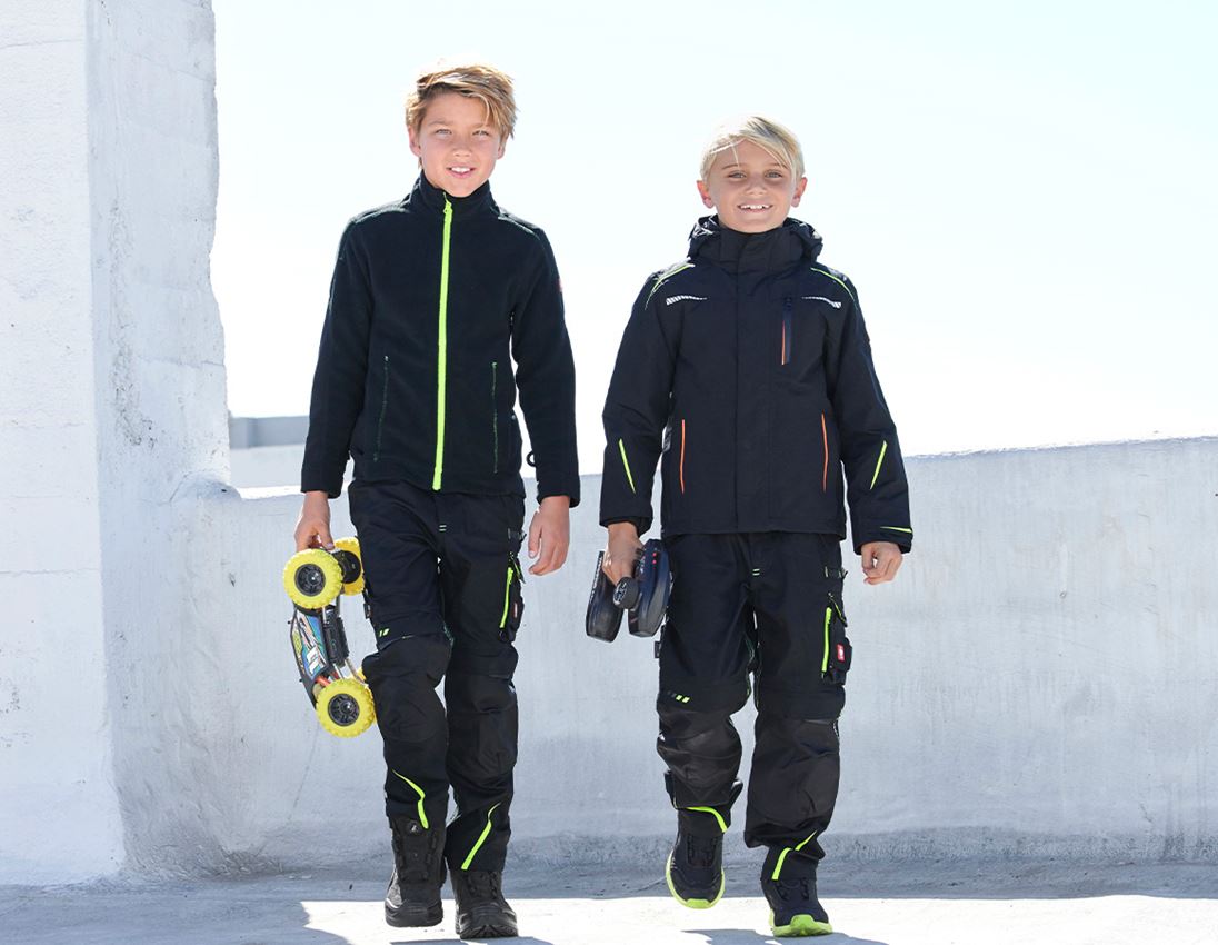 Größere Geschenke: 3 in 1 Funktionsjacke e.s.motion 2020, Kinder + schwarz/warngelb/warnorange 3